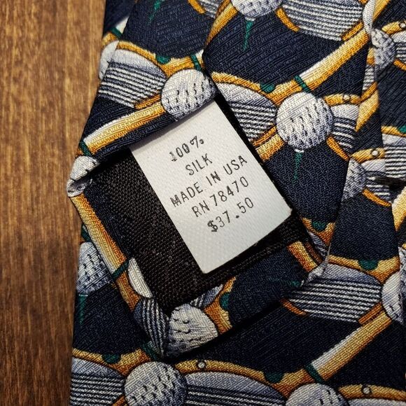 Payne Stewart Golf Shop All Silk Tie Made in the USA - Picture 5 of 6